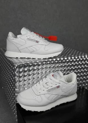 Мужские кроссовки reebok белые кожаные демисезоны кроссовки reebok белые кроссовки ребр