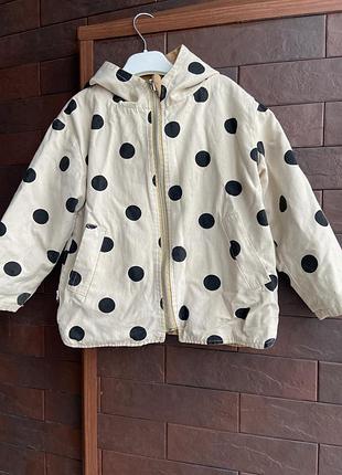 Плащ, тренч двухсторонний на девочку zara