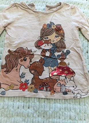 Лонгслив детский в идеальном состоянии c&amp;a 3