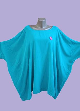Блуза накидка из маечко.
