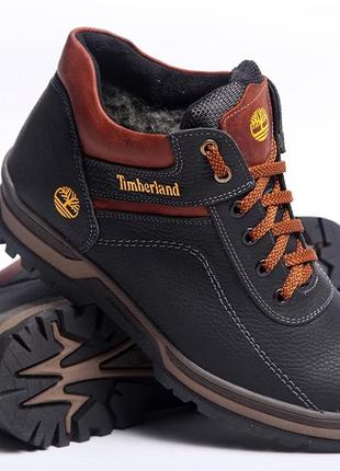 Ботинки кожаные зимние timberland sheriff perfecto9 фото