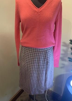 Качественная шерстяная миди юбка bogner