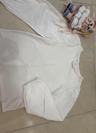 Кофточка для дівчинки 👧 білосніжна