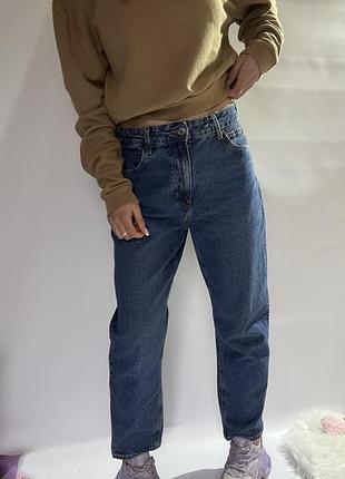 Женские широкие синие джинсы h&m 💙