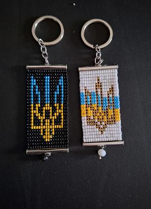 Брелок бисерный герб украины