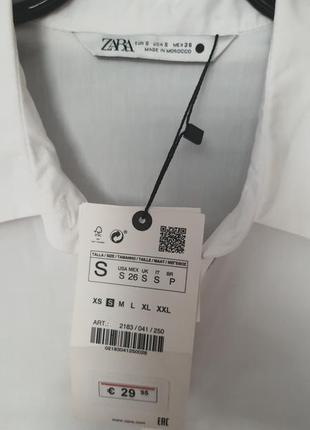Платье zara белое плексе платье 5