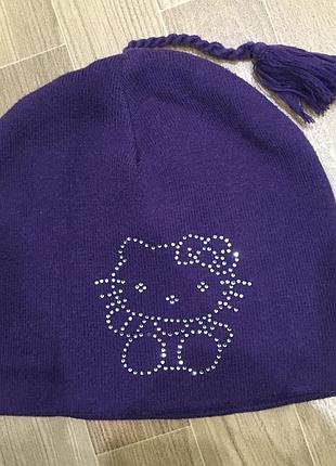Шапка h&m hello kitty на 6-8 лет.