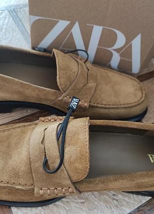 Мокасины лоферы zara зара оригинал