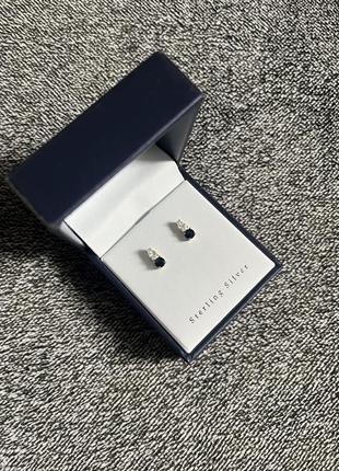 Брендовая серебряная 925 проба украшение серьги contessa di cupri