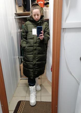 Тепла зимова куртка пальто з капюшоном