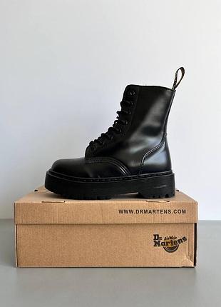 Уценка женские ботинки черные зимние dr. fitbit jadon smooth leather boots black