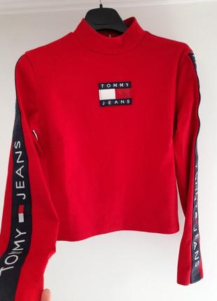 Світшот укорочений кроп топ tommy hilfiger