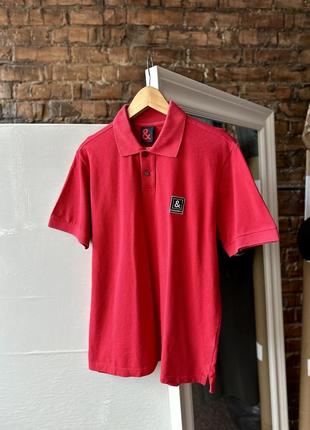 Очень крутая, оригинальная vintage mens polo dolce &amp; gabbana red
