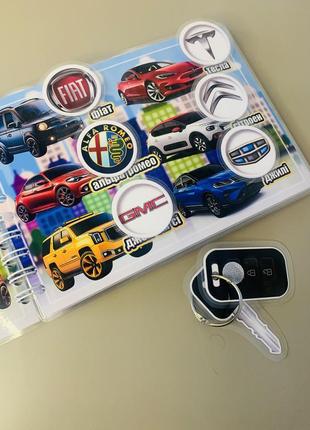 Альбом на липучках марки автомобилей 2