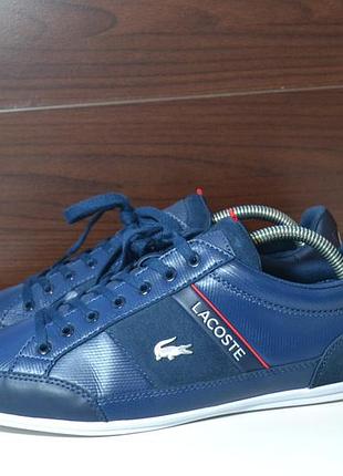 Lacoste chaymon 44.5р сникерсы кроссовки кожаные оригинал