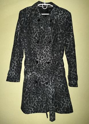 Плащ женский тигровый marks &amp; spencer с тигровым принтом