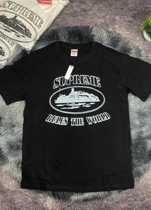 Футболка supreme x corteiz