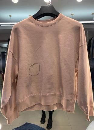Свiтшот uniqlo пудровий crew neck sweatshirt