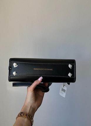 Черная натуральная кожаная сумка бренд coach 1941 Handtasche COACH Sig Ltr Fld Tot C5273 B4 WN10 фото