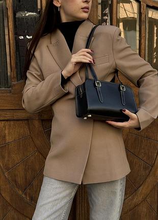 Черная натуральная кожаная сумка бренд coach 1941 Handtasche COACH Sig Ltr Fld Tot C5273 B4 WN3 фото