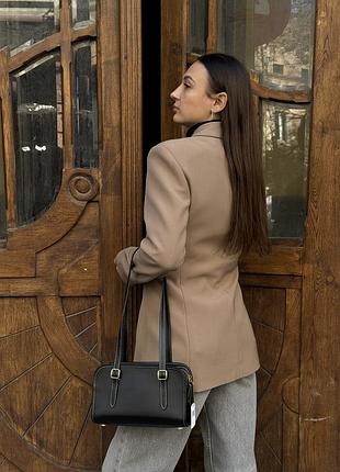 Черная натуральная кожаная сумка бренд coach 1941 Handtasche COACH Sig Ltr Fld Tot C5273 B4 WN4 фото
