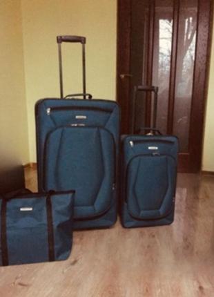 Дорожный набор 2 чемодана и сумка american tourister от samsonite