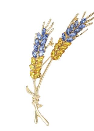 Брошка колосок