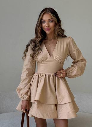 Мила ніжна міні сукня