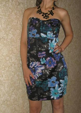 Only шикарне плаття з квітами р. s