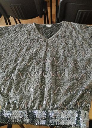 Блузка паєтки, розмір 50