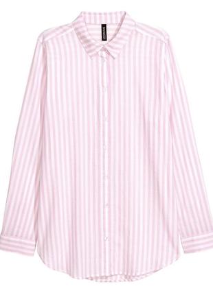 Сорочка рубашка блуза в смужку zara h&m