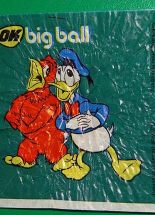 Вкладыш этикетка от жевательной резинки вкладыш ok big ball Цна за одну