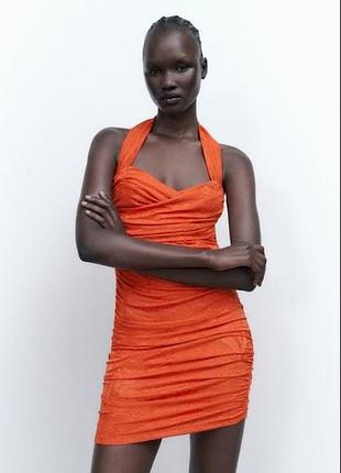 Брендова сукня зі збірками гальтер топ якість від zara