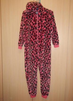 Флисовый слип пижама кигуруми minoti p.140-146см(10-11роков)