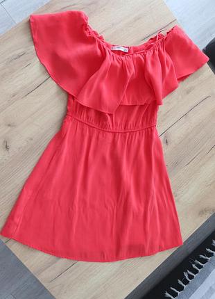Платье mango цвета коралл