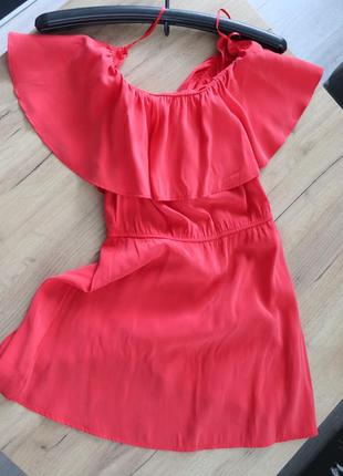 Платье mango цвета коралл 7
