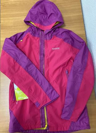 Куртка для дівчинки 13-14 років 164см regatta вітровка яскраво-рожева