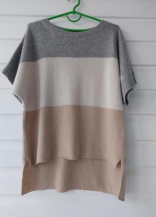 Женский вязаный свитер с коротким рукавом max mara studio