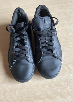 Кожаные кроссовки puma 38,5