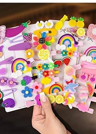 13-14 шт набір яскравих шпильок для дівчинки