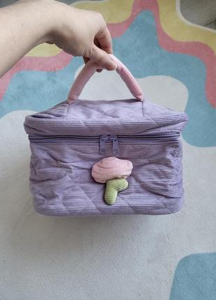 Вельветова косметичка