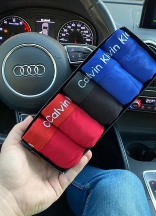 Мужские трусы Brązowy calvin klein steel набор 5шт. боксерки келвин кляйн хлопок шортики 5 штук