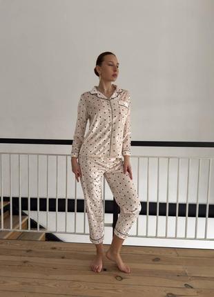 Do3417 женская пижама шелковый бархат