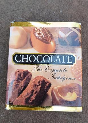 Миниатюрная книжечка рецептов шоколада chocolate.