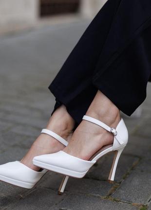 Туфлі човники жіночі 589908 білі