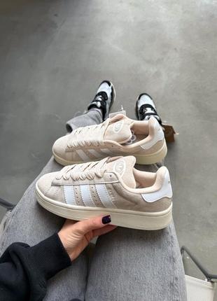 Кроссовки adidas campus beige premium