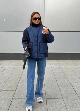 Очень классная стеганая курточка zara
