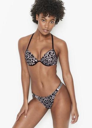 Купальник victoria’s secret стразы камешки леопард