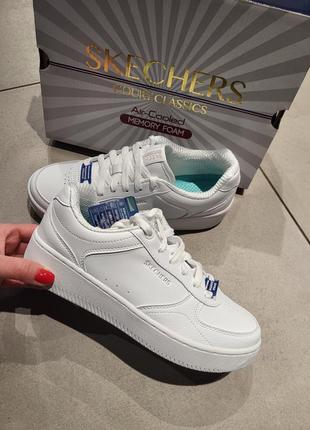 Кеди жіночі білі skechers Cena  оригінал sn185160