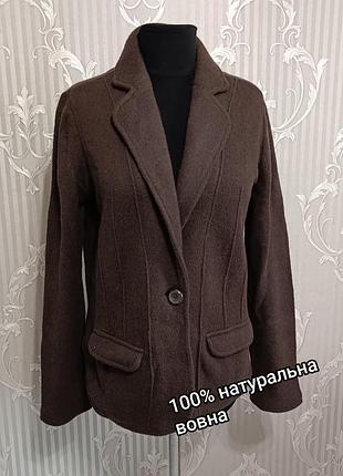 Брендовый шерстяной жакет / пиджак laura ashley / шерсть /